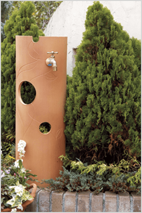 ラウンドセラミック立水栓